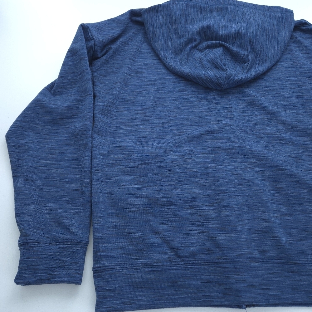 Roots Kids Blue Zip Up Hoodie size XXL 13-14 - Picture 10 of 14